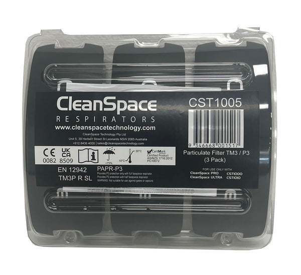 CleanSpace CST PARTICULATE STANDARD TM P3 FILTER (3 PACK)