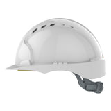JSP EVO®2 Safety Helmet - Slip Ratchet - Vented - White