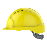 JSP EVO®2 Safety Helmet - Slip Ratchet - Vented - Yellow