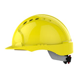 JSP EVO®3 Safety Helmet - Wheel Ratchet - Vented - Yellow