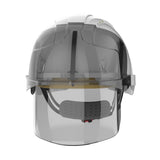 JSP EVO® VISTAshield® Safety Helmet with Integrated Faceshield - Vented - White / Smoke