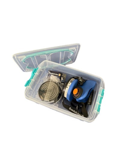 Small Half Mask Storage Box With Lid & Handles 5 Litre (Clear)