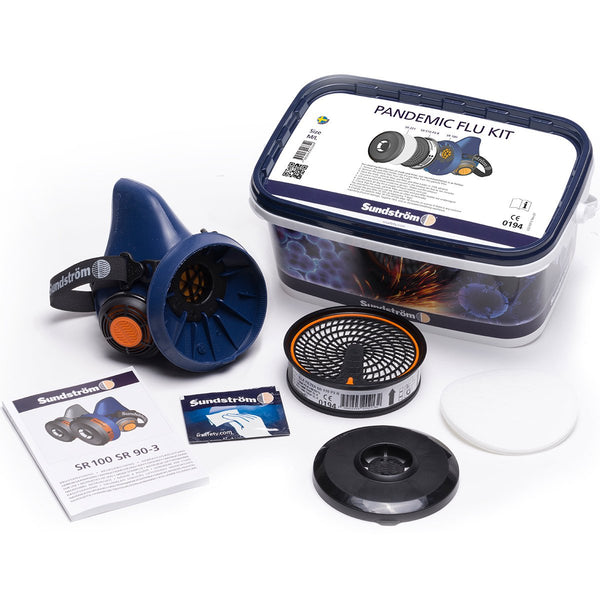 Sundström  SR 100 Half Face Respirator Mask & P3 Filter Kit