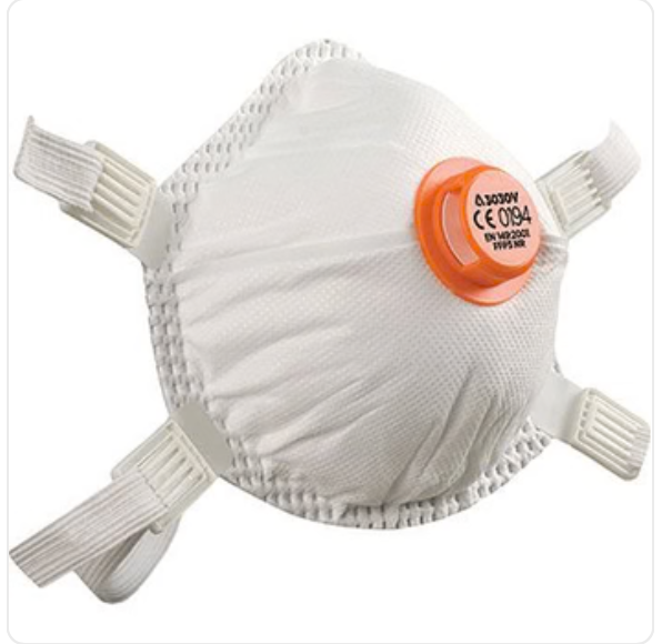 ALPHA SOLWAY 3030V VALVED FFP3 DUST MASK (PACK OF 5)