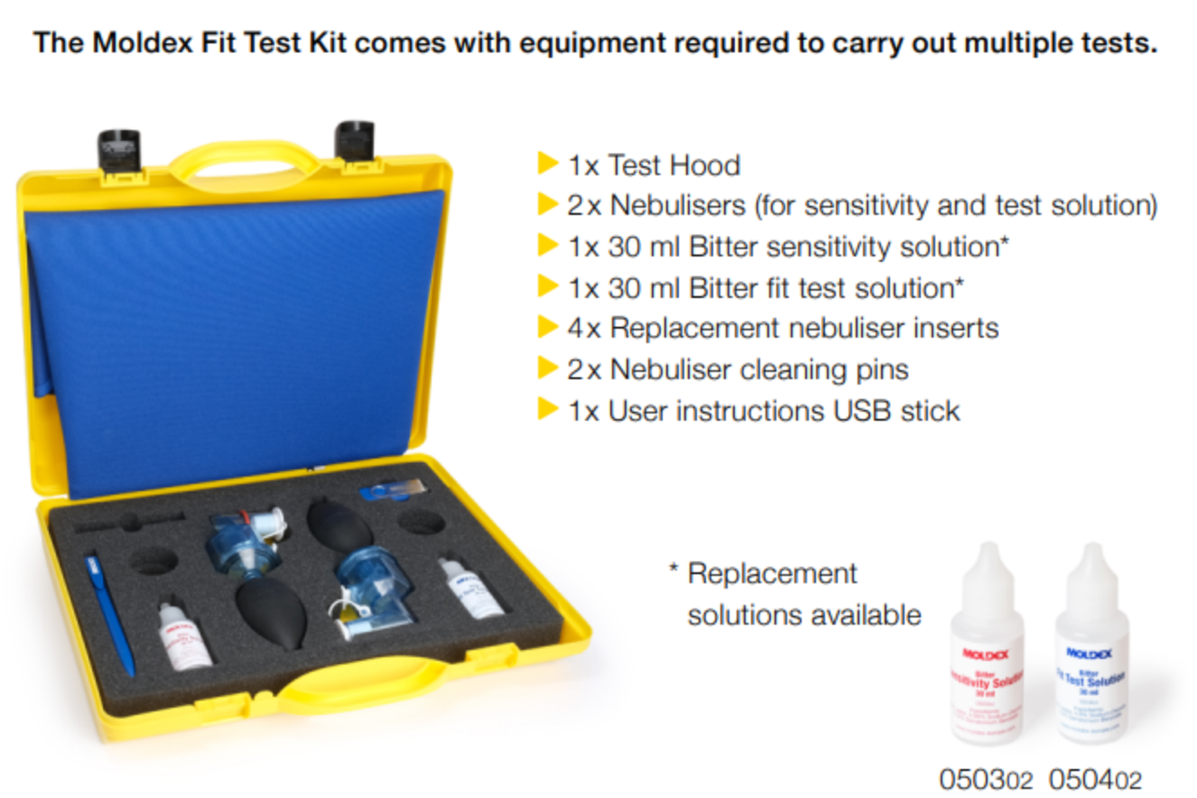 MOLDEX QUALITATIVE FACE FIT TESTING KIT | Harrisons