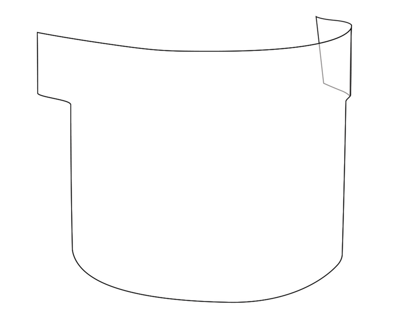 JSP Powercap® Infinity® / Jetstream® - Peel off visor protectors (Pack of 10)