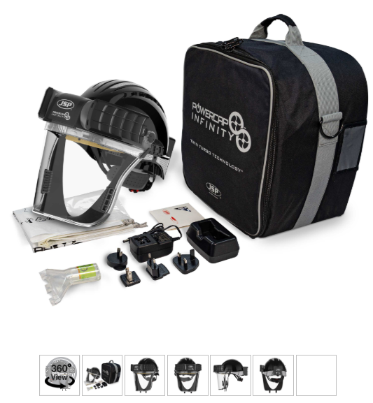 JSP Powercap Infinity Powered Respirator Starter Kit