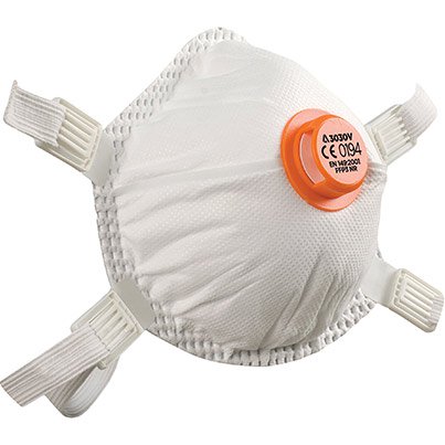 *SPECIAL OFFER PRICE* Alpha Solway 3030v Valved FFP3 Dust Mask (Pack of 5) Expiry June / July 2024