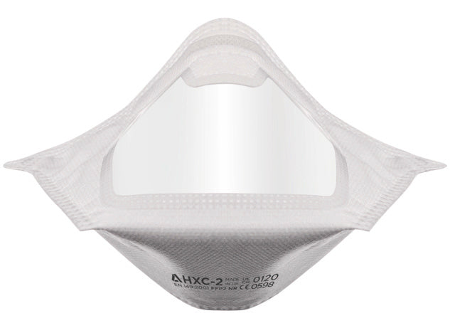 *DISCOUNTED PRICE £10* Alpha Solway P3 Disposable Clear Front Panel Respirators  Hxc-3 FFP3 (Box Of 20)