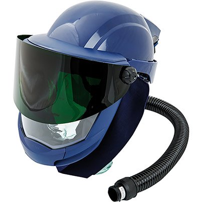 SR 588-1/SR 580 Green Shade - 3 Respirator Face Shield